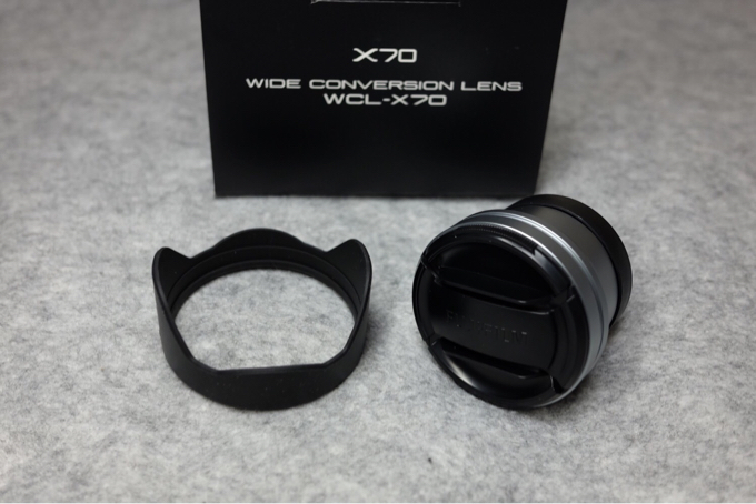 3066円 【はこぽす対応商品】 FUJIFILM X70用ワイドコンバージョンレンズ ブラック WCL-X70 B