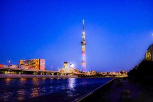スカイツリーとすみだがわ